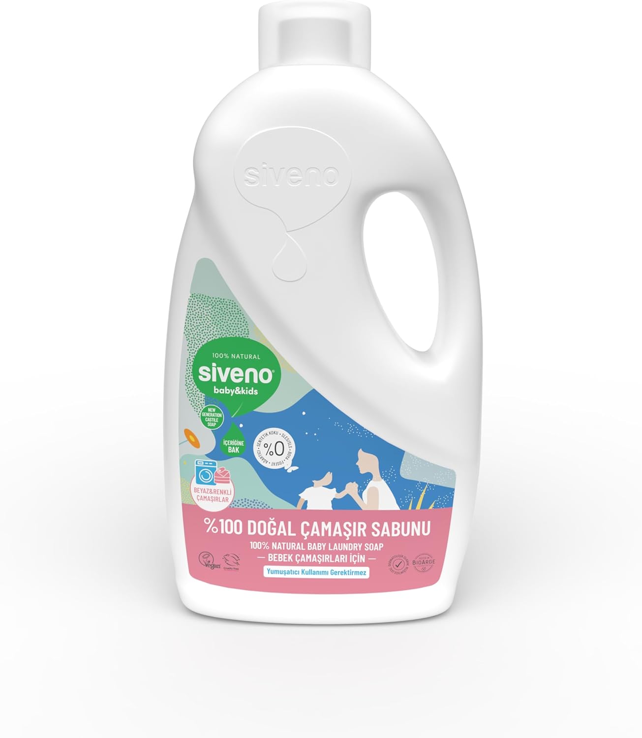 Alternative view of %100 Doğal Bebek Çamaşır Sabunu Kendinden Yumuşatıcılı Bitkisel Deterjan Vegan 1000 ml