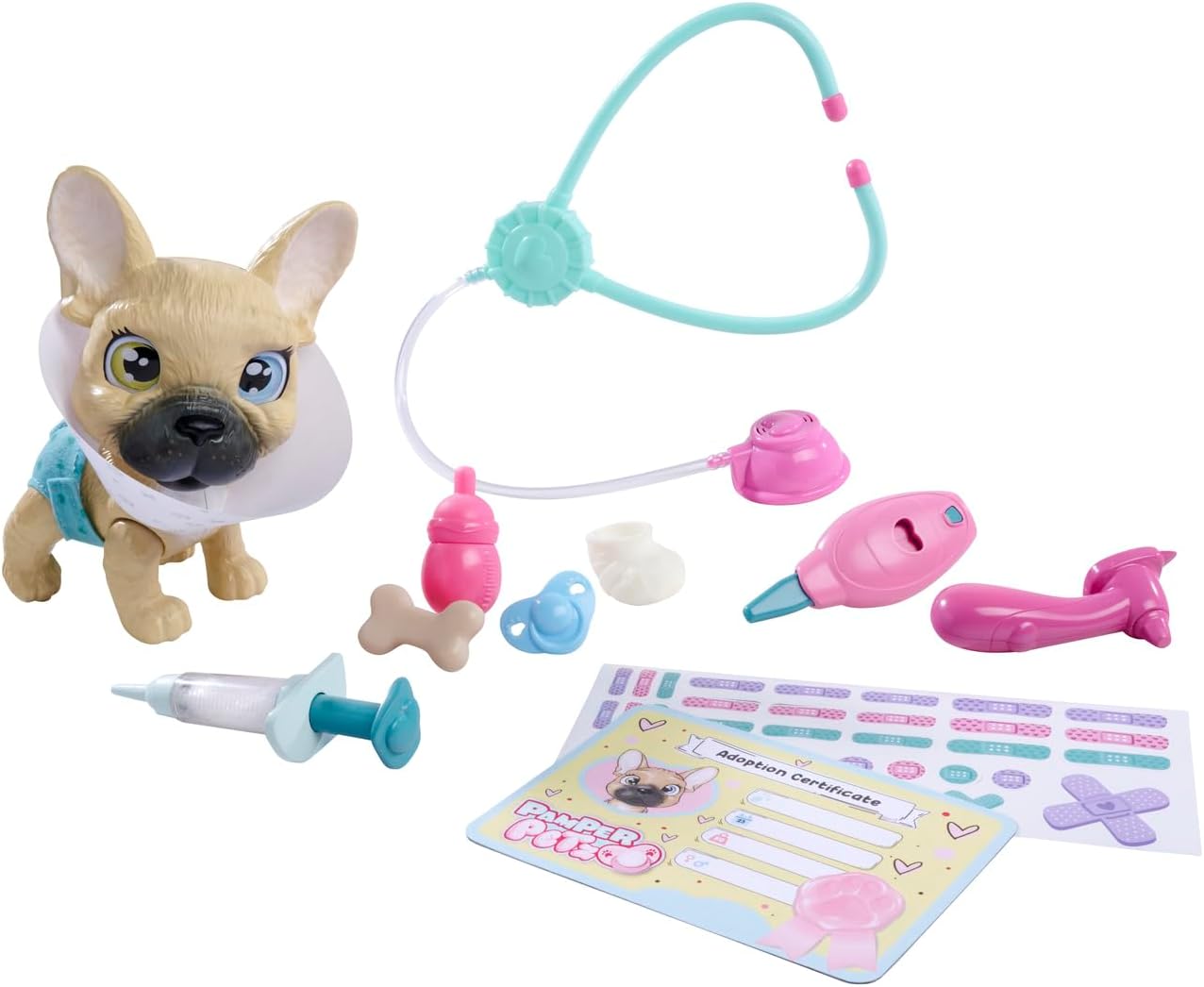 105950056, Pamper Petz Doktorculuk Oyun Seti, Oyuncak Köpek Figürü, Rol Yapma, Aksesuarlı