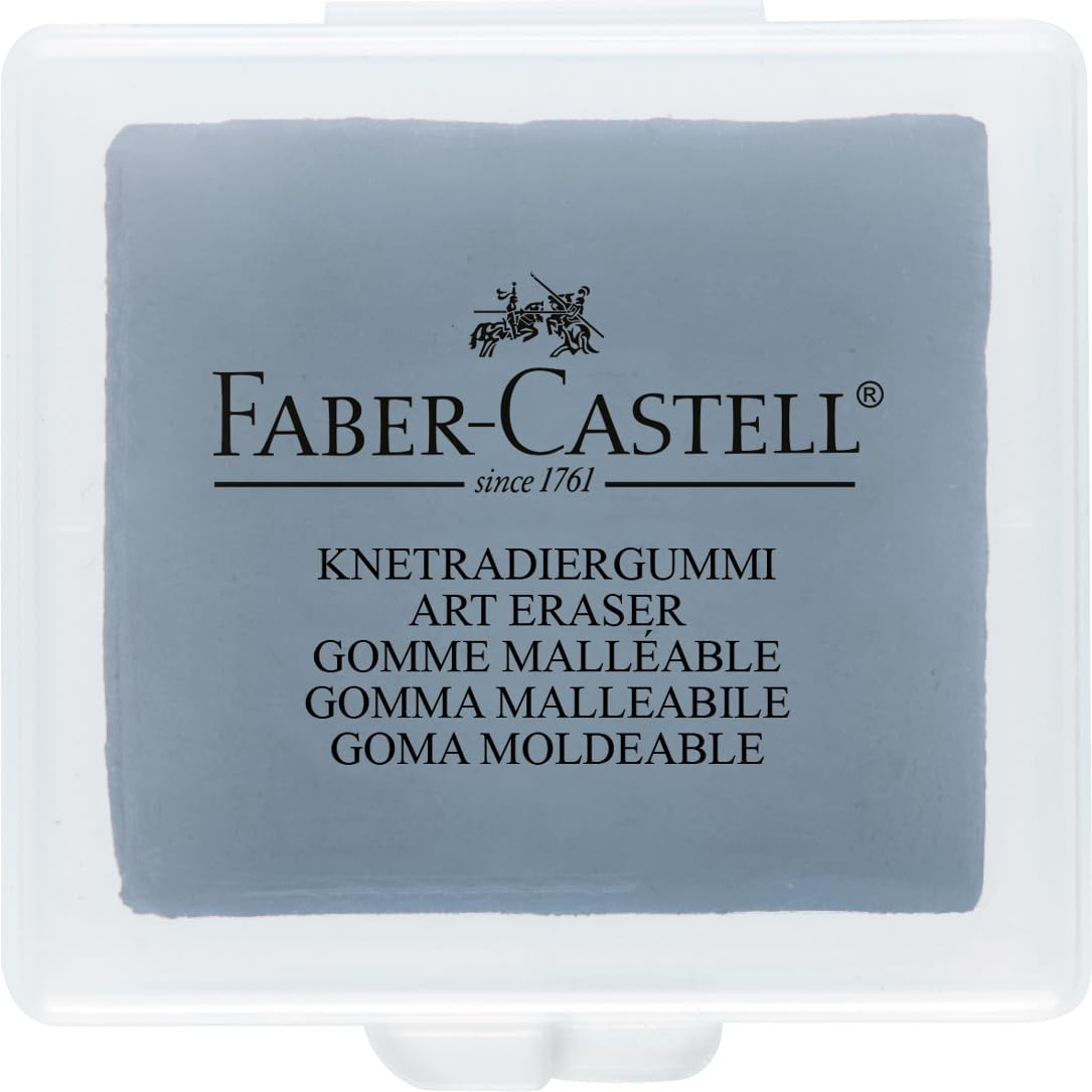 Alternative view of Yoğurulabilir Sanat Silgisi Gri, yumuşak düzeltmeler için ergonomik şekilli kaliteli silgi, leke ve PVC içermez