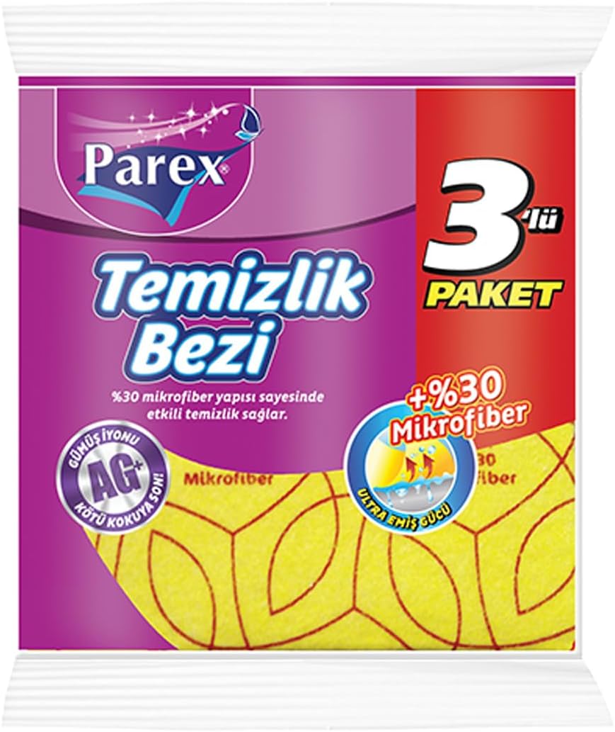 Alternative view of 30% Mikrofiber Temizlik Bezi 3'lü
