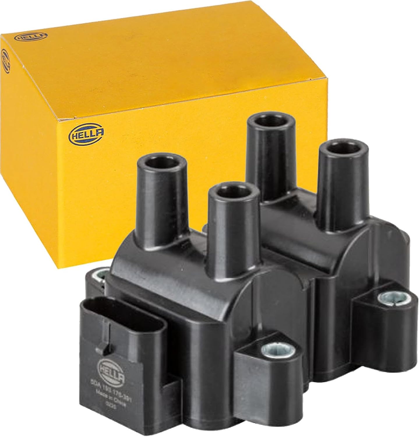 Ateşleme Bobini - 12V - 4-Kutuplu - Blok Ateşleme Kapsülü - Vidalanmış Ignition Coil - Dacia Dokker (2012-2015), Renault Clio II (1998-2010) ile uyumlu