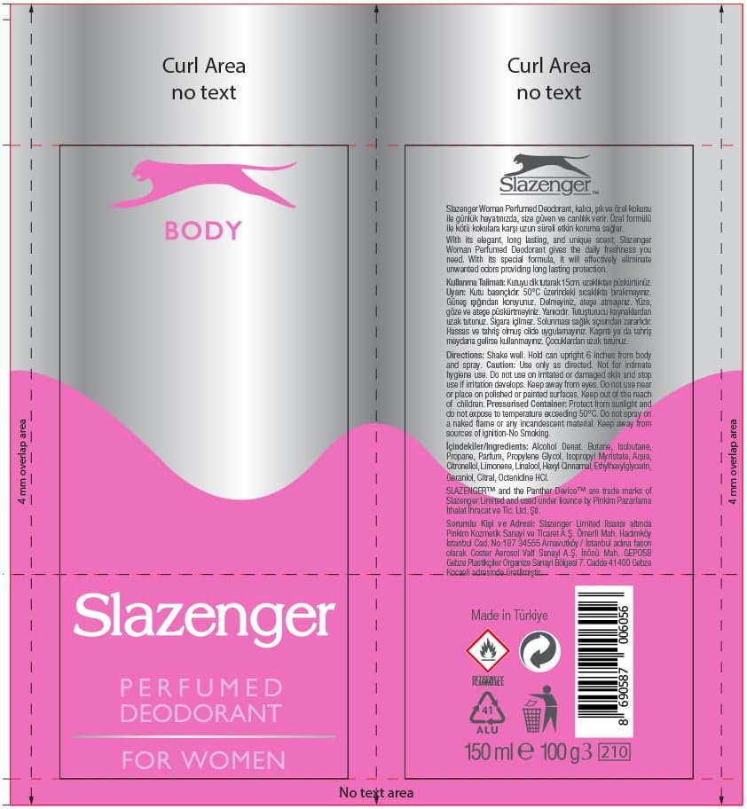 Alternative view of Sport Kadın Pembe Deodorant