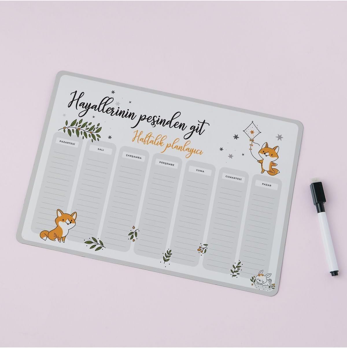 Alternative view of Hayallerinin Peşinden Git Mottolu Magnet Planlayıcı