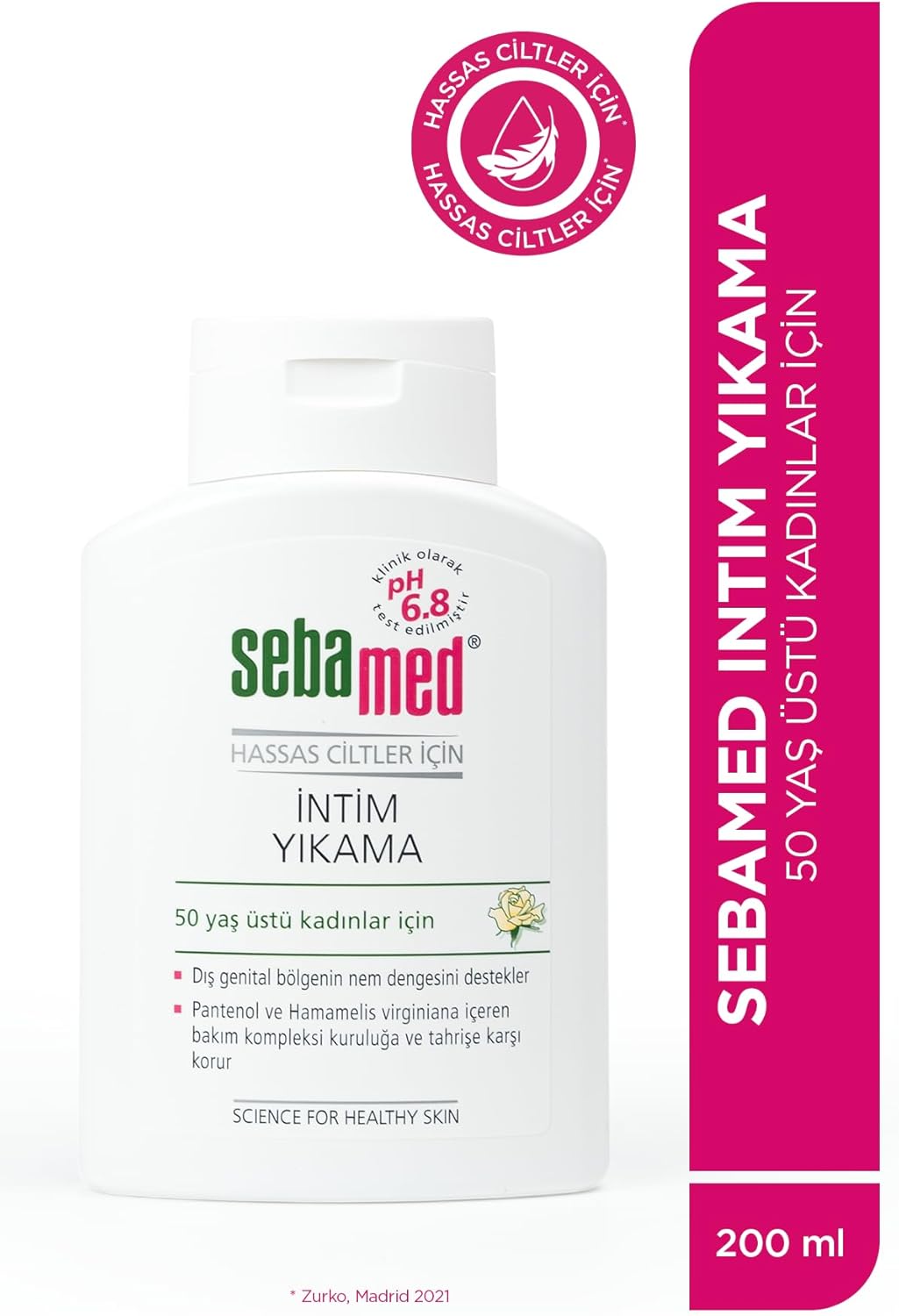 Kuruma ve İrritasyon Karşıtı Menopoz İntim Yıkama - Hassas Cilt Dış Genital Bölge Temizleyici 200ml