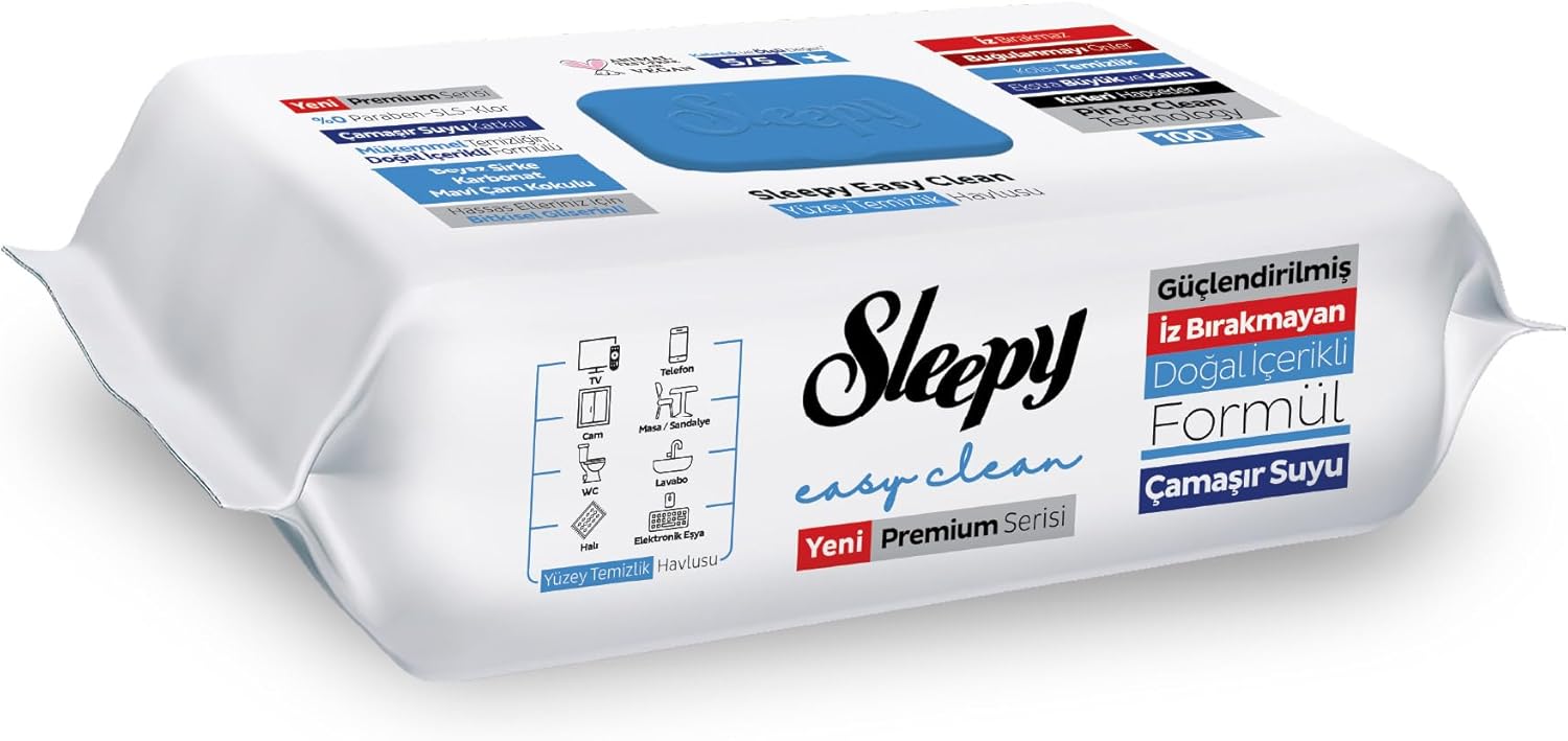 Alternative view of Easy Clean Premium Çamaşır Suyu Katkılı Yüzey Temizlik Havlusu Mendili 100 Yaprak