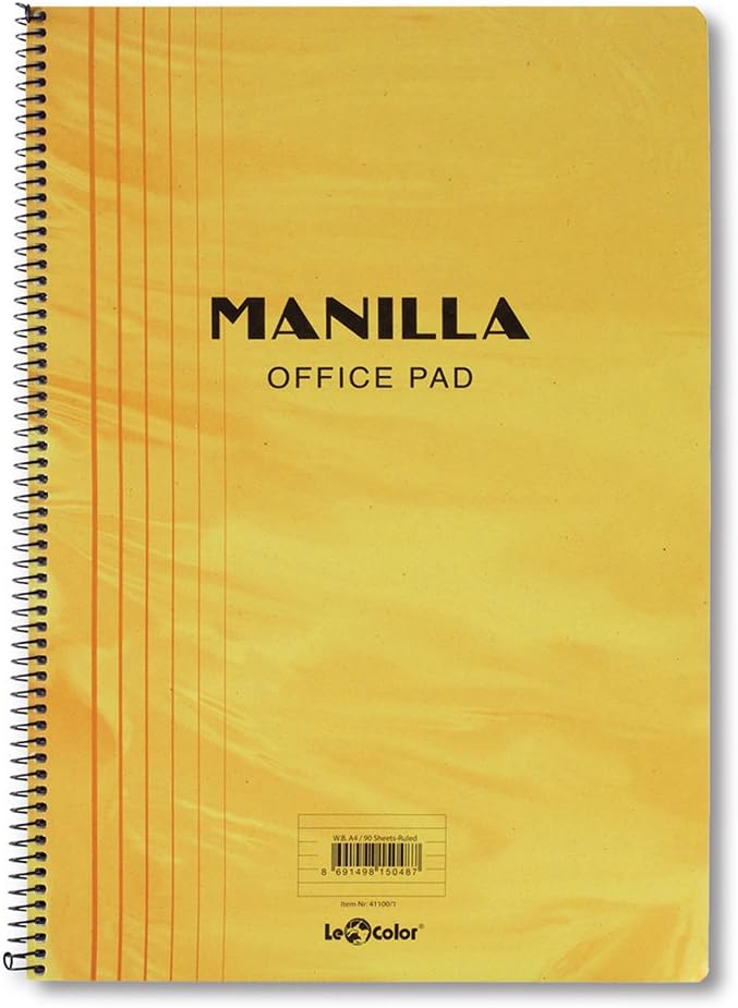 Alternative view of 41100/2 Manila Notebook Yumuşak kapak, 1.hamur kağıt Spiralli, Sarı