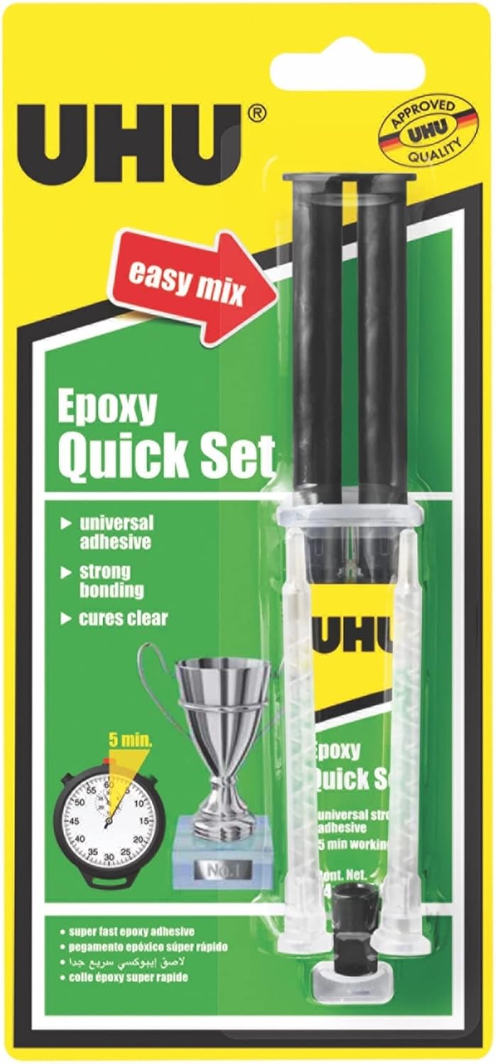 UHU EPOXY QUICK SET- KOLAY KARISIM SIRIN - Görsel 3
