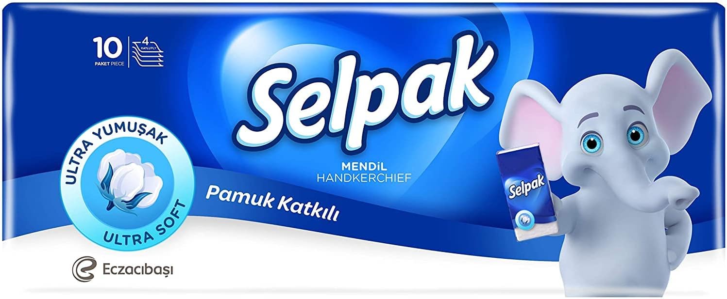 Alternative view of Klasik Mendil 10'lu Paket