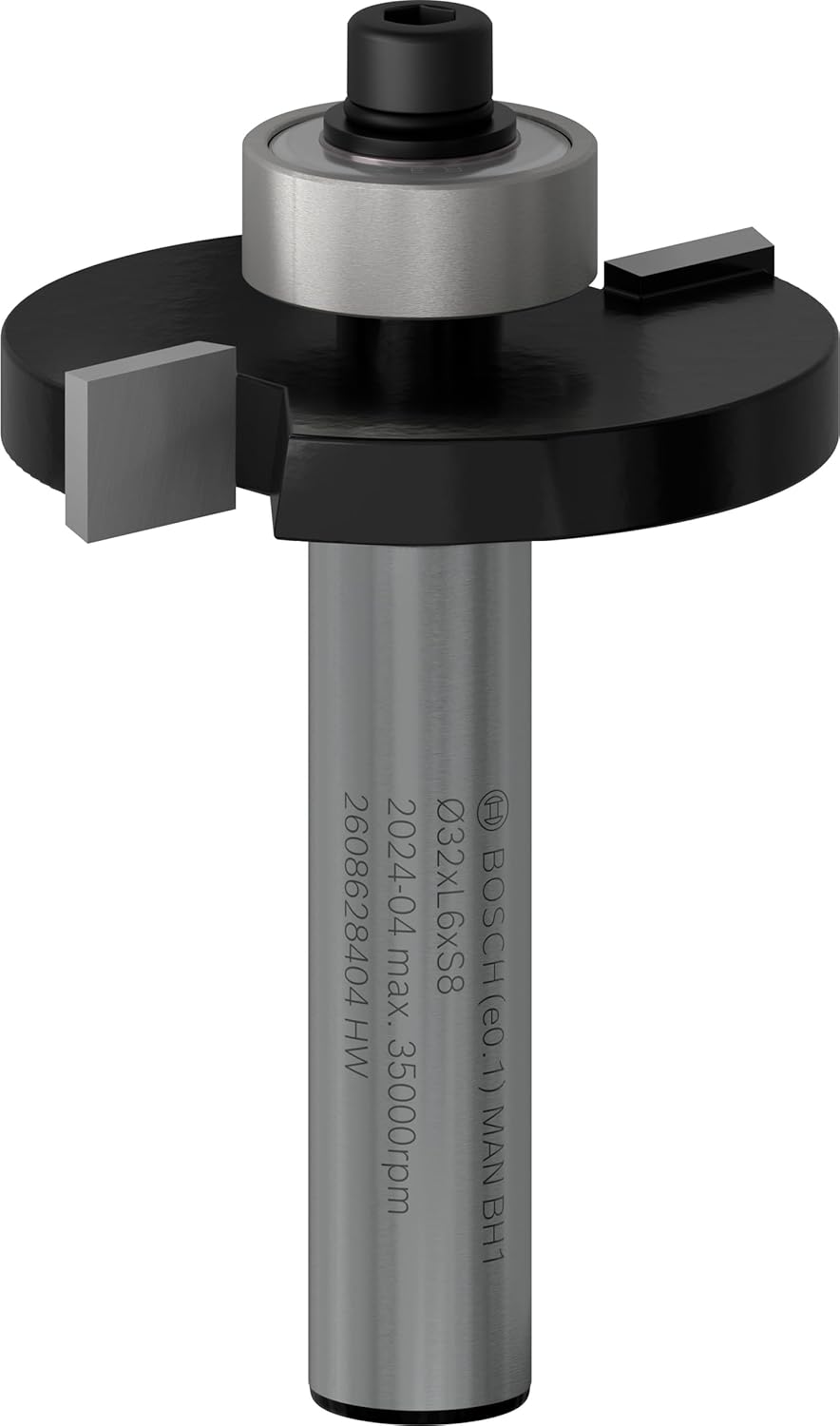 2 608 628 aksesuarı 404 Scheibennutfraeser 8 mm, D1 32 mm, U 6 mm, G 51 mm - Görsel 3