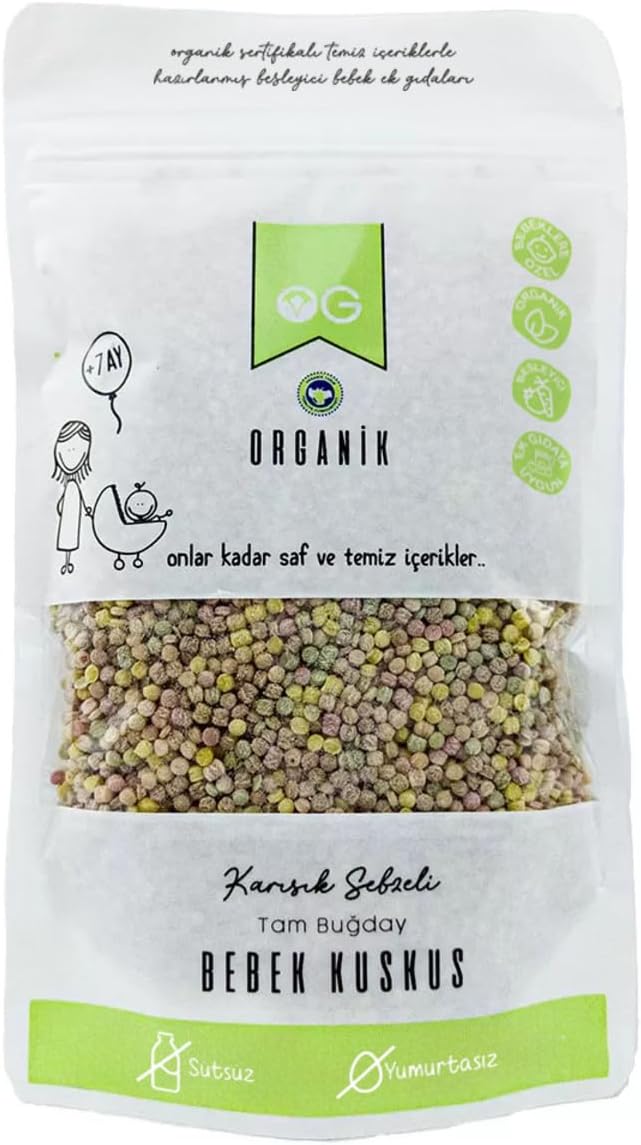 Alternative view of OG Organik Karışık Sebzeli Tam Buğday Bebek Kuskus 250 gr +8 Ay