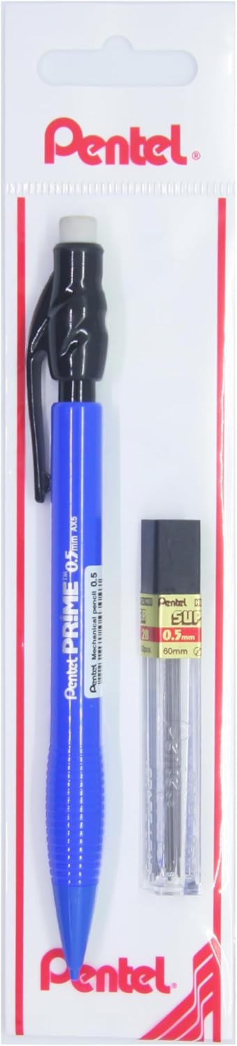 0.5 mm PRIME Plastik Gövdeli Versatil + 12'li Yedek Uç Set MAVİ