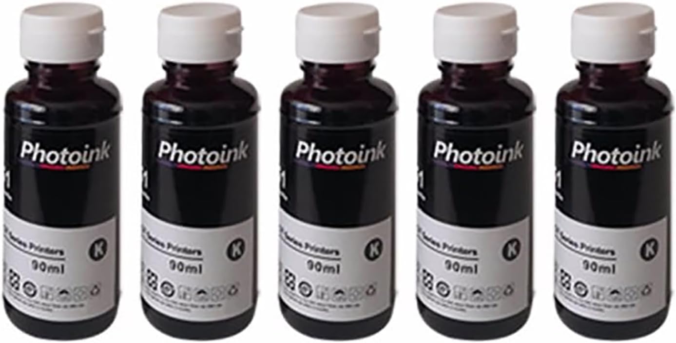 PHOTO INK HP Smart Tank 500-530-515-615 5 Adet Siyah Mürekkep