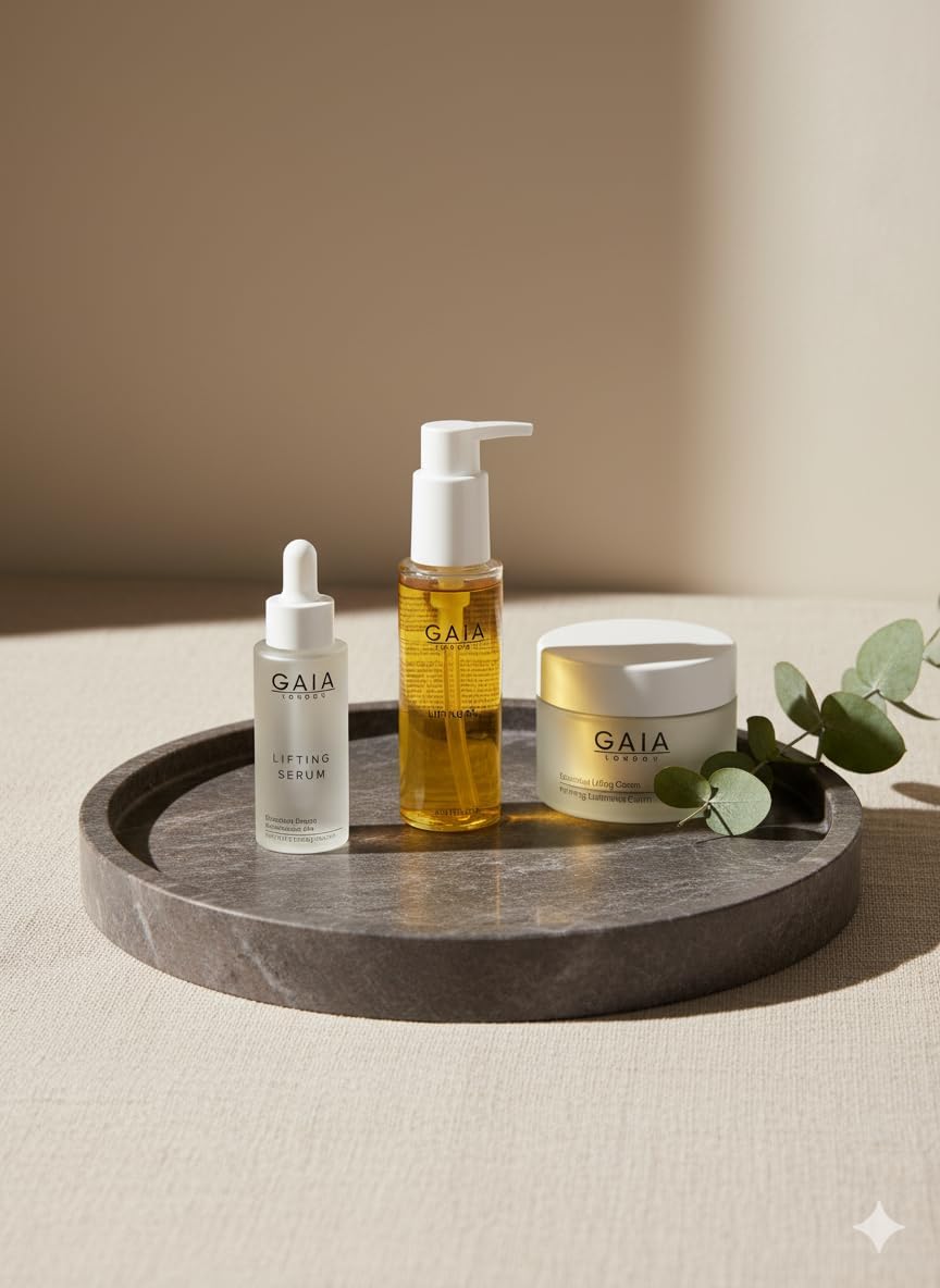 Alternative view of Yaşlanma ve Kırışıklık Karşıtı Dolgunlaştırıcı Bakım Seti Serum 50ml ve Krem 50ml ve Oil 100 ml