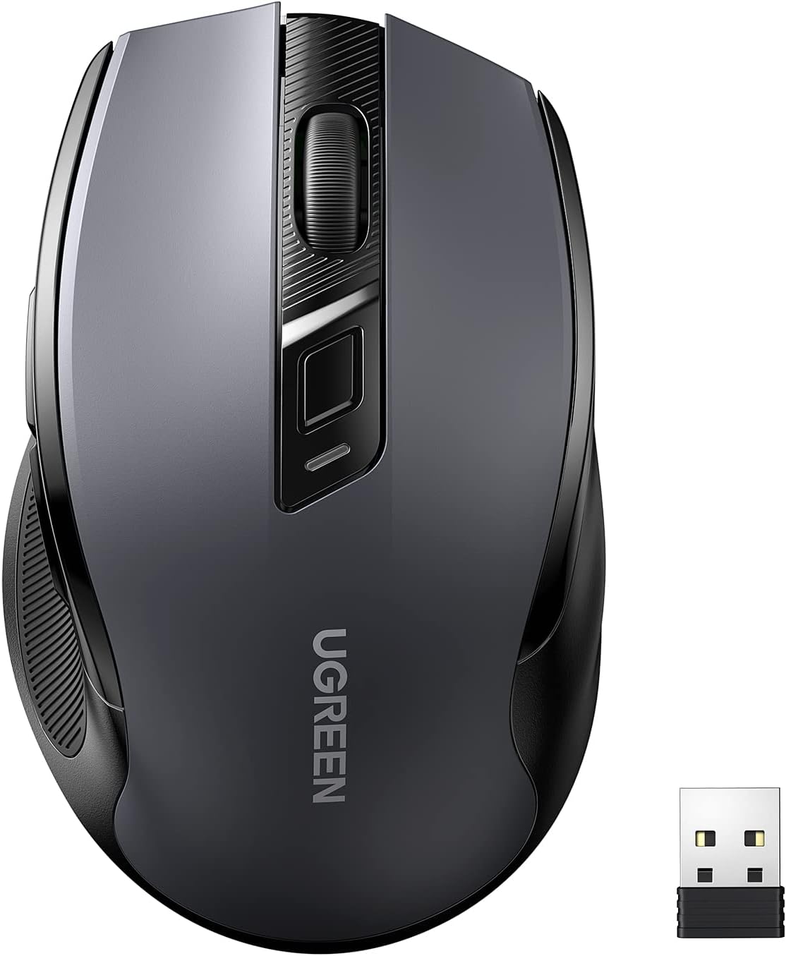 Dizüstü Bilgisayar Kablosuz Fare Ergonomik Sessiz Tıklama USB Fare, Hassas Takip Bilgisayar Faresi, Gecikmesiz Duyarlı 18 Aylık Pil Ömrü, 4000 DPI Ayarlanabilir - Görsel 2
