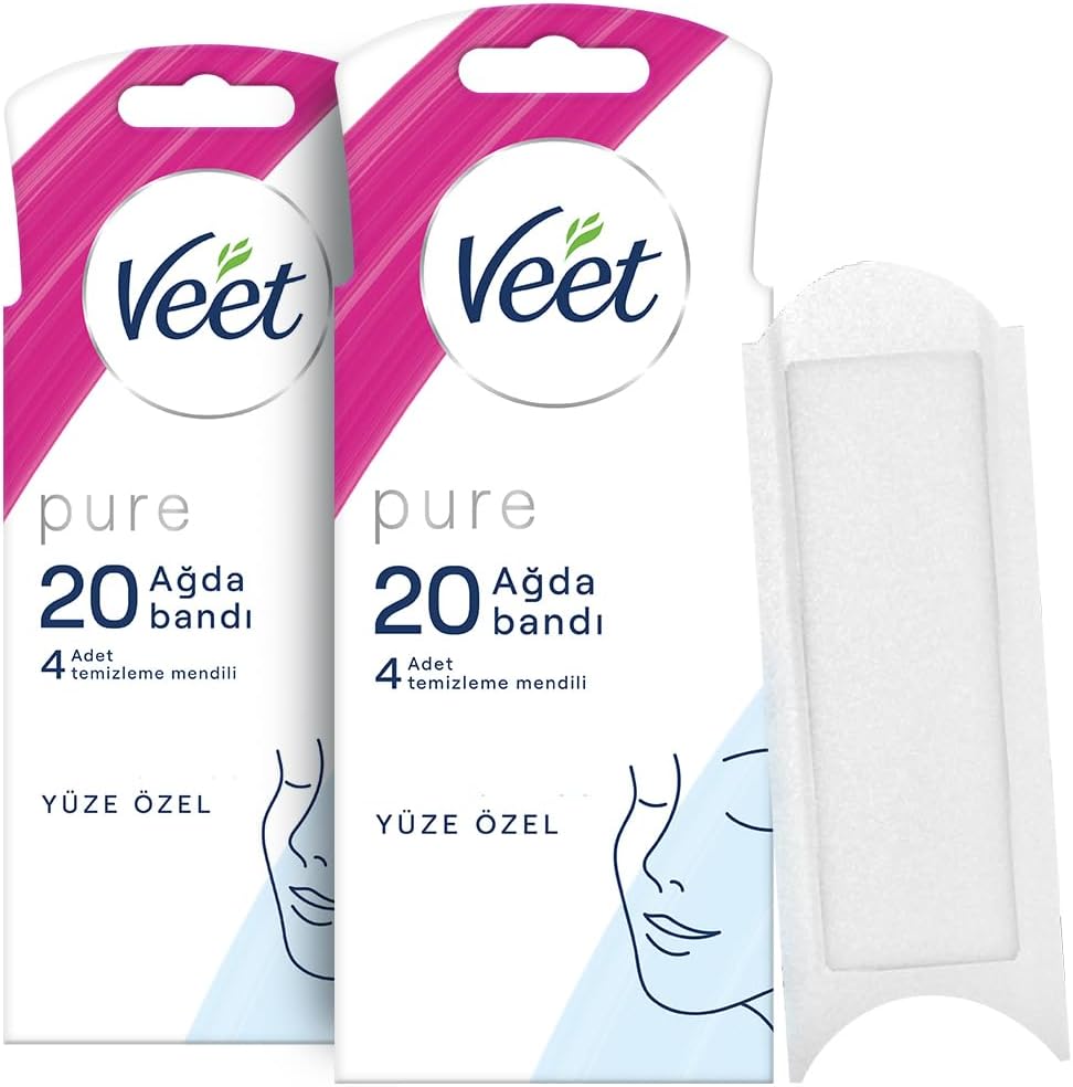 Alternative view of Hipoalerjenik Yüz Ağda Bandı, (2 x 20 Adet)