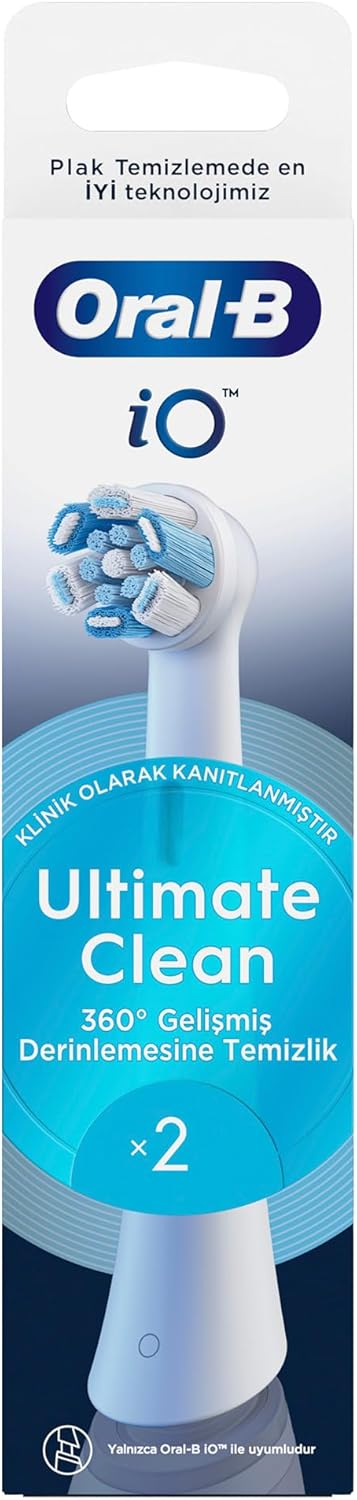 Alternative view of iO Ultimate Clean Beyaz Diş Fırçası Yedek Başlığı 2 Adet