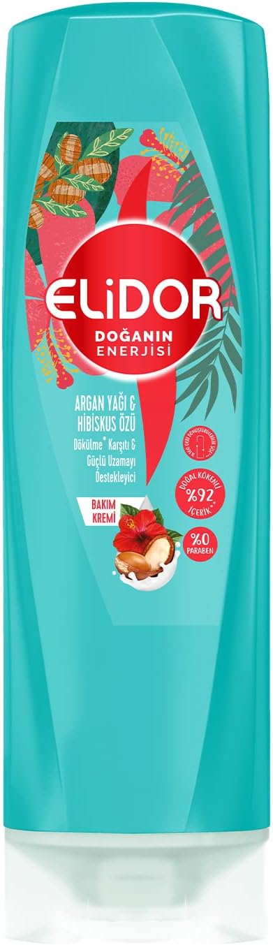 Alternative view of Doğanın Enerjisi Saç Bakım Kremi Argan Yağı ve Hibiskus Özü Dökülme Karşıtı ve Güçlü Uzamayı Destekleyici 350 ml