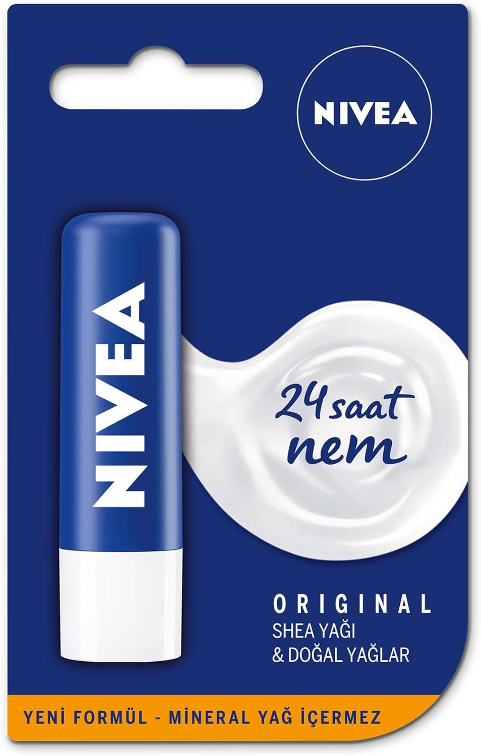 Original Care Dudak Bakım Kremi (4,8 gr), 24 Saat Nem, Shea Yağı ve Doğal Yağlar, Gün Boyu Yumuşacık Dudaklar