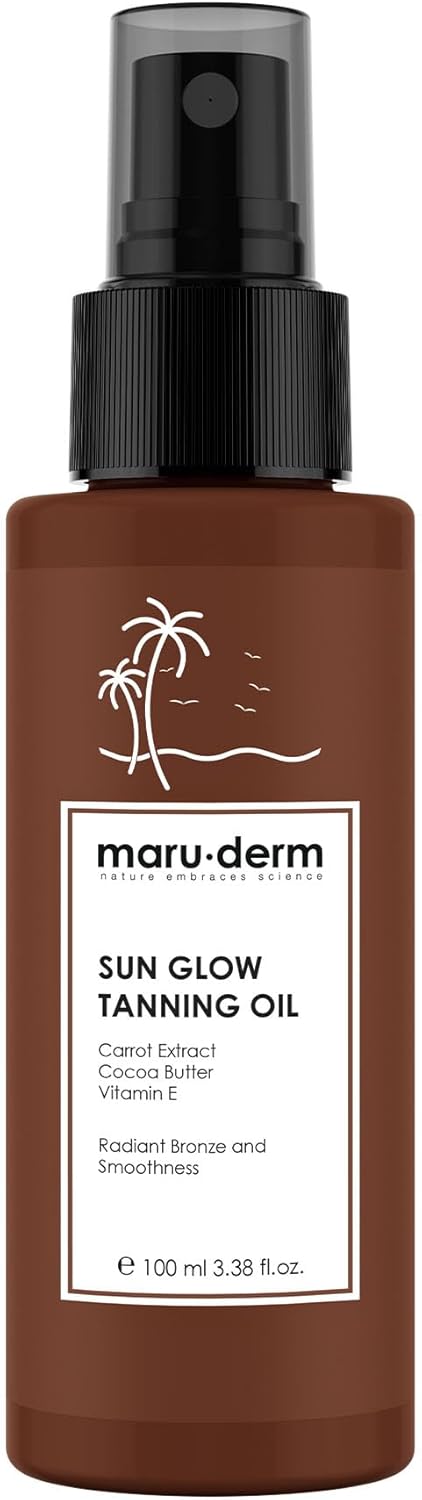 Maru.Derm SPF 0 Bronzlaştırıcı Güneş Yağı 100 ml
