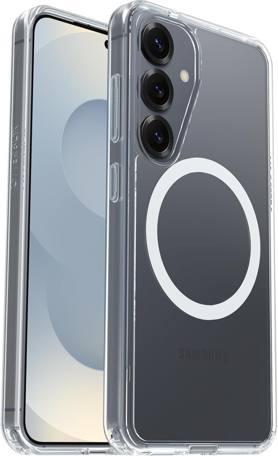 Alternative view of Serisi Şeffaf Kılıf Galaxy S25 için Mıknatıslı, Darbeye Dayanıklı, Düşmeye Dayanıklı, Koruyucu İnce Kılıf, Askeri Standartlara Göre 3 Kat Test Edildi, Şeffaf