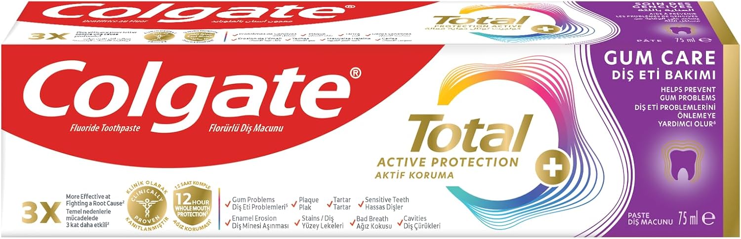 Total Aktif Koruma Diş Eti Bakımı Diş Macunu 75 ml