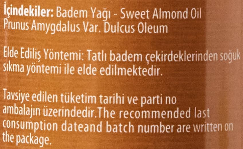 Tatlı Yağı (100 ml)