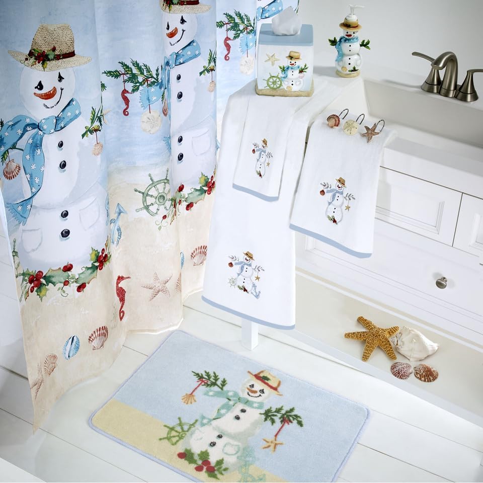 Avanti Linens Coastal Snowman Collection Sabunluk/Losyon Pompası, Çok aşamalı