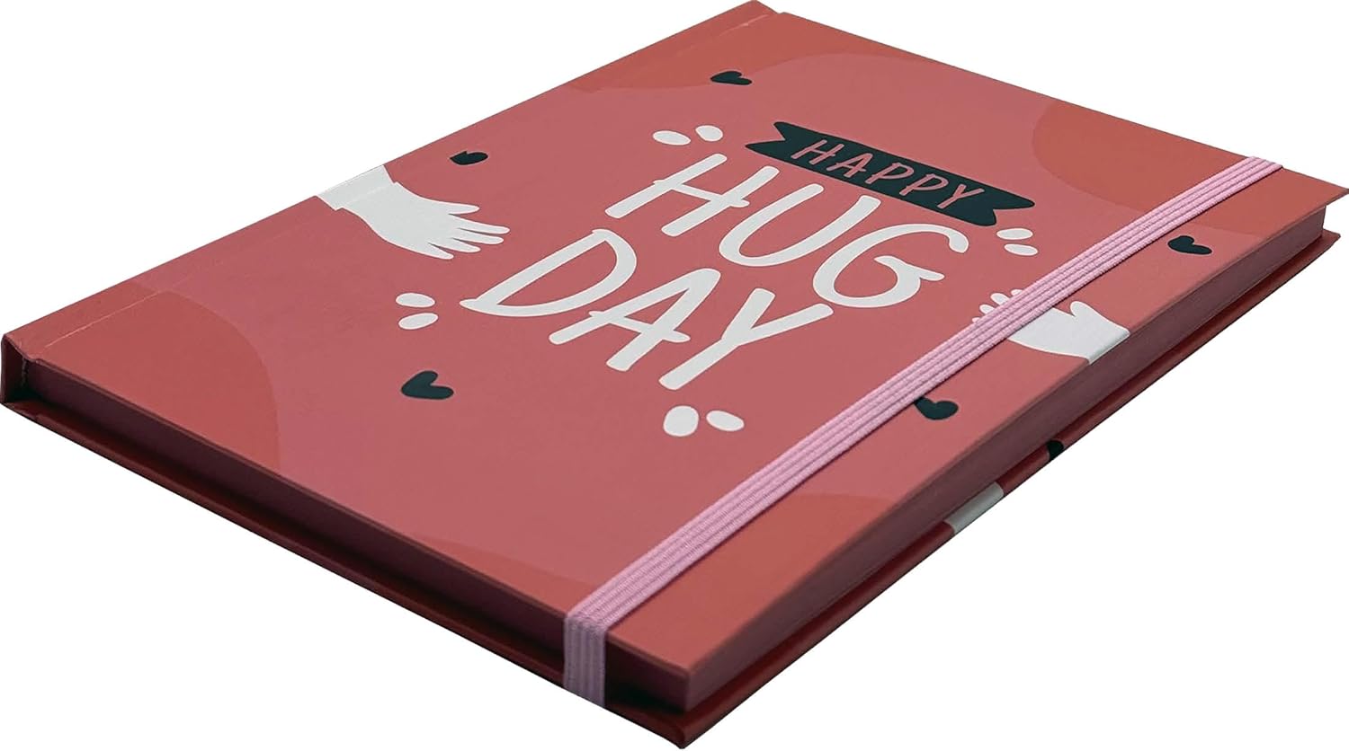 Alternative view of Happy Hug Day Çizgisiz Defter