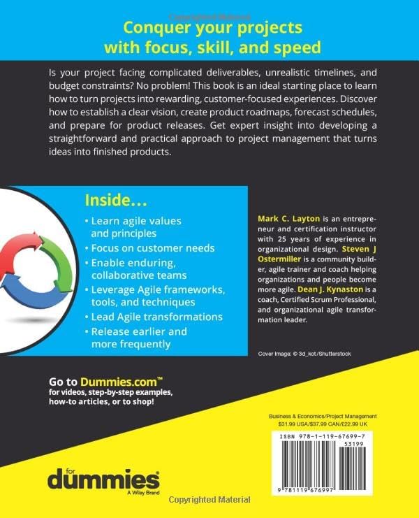 Alternative view of Agile Project Management For Dummies