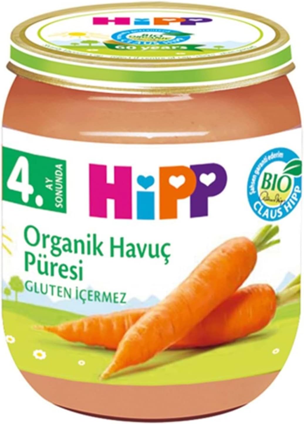 Organik Havuç Püresi 125 gr