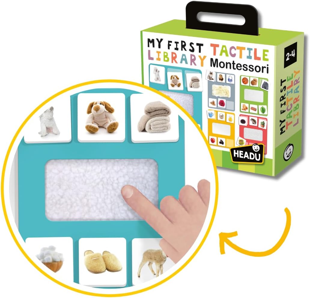 Headu My Fırst Tactıle Lıbrary Montessorı (2-4 Yaş)