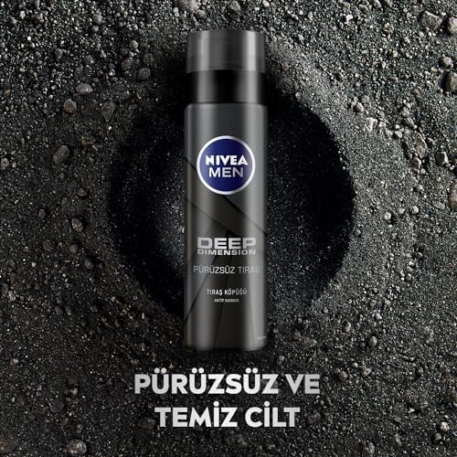 Alternative view of MEN Erkek Deep Dimension Tıraş Köpüğü 200 ml, Kusursuz Tıraş,Aktif Karbon, Kaygan Tıraş Deneyimi