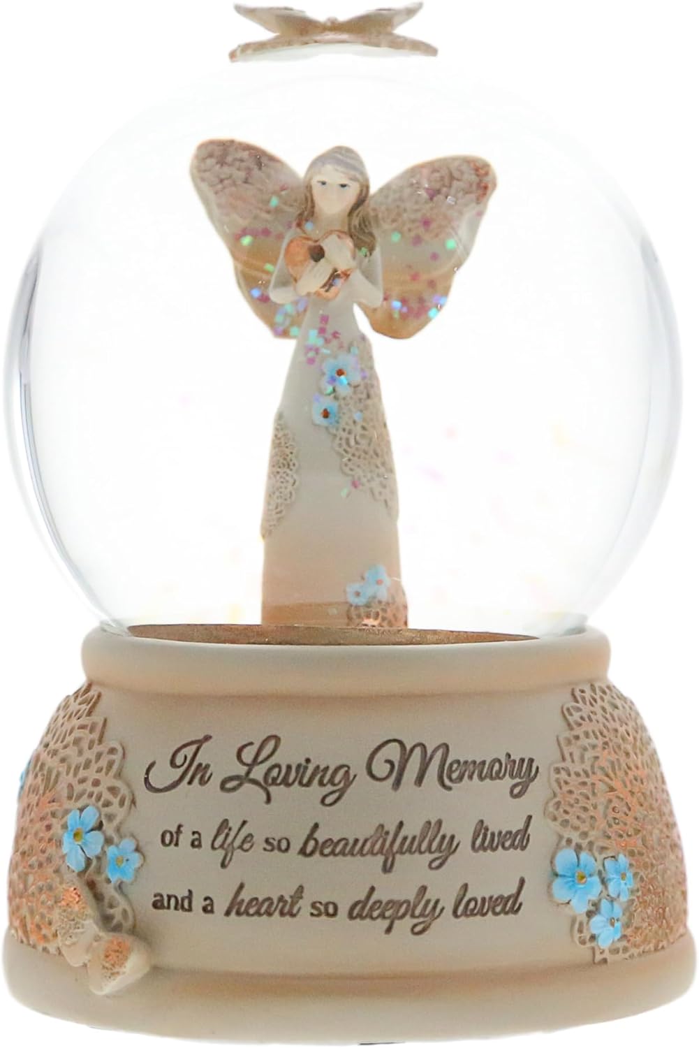 Alternative view of 19061 Light Your Way Memorial in Loving Memory Musical Water Globe, 100mm