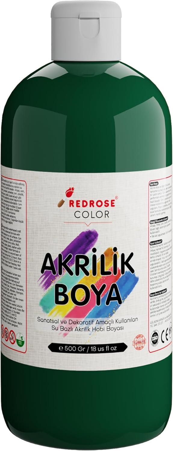 Alternative view of Koyu Yeşil Akrilik Boya 500gr