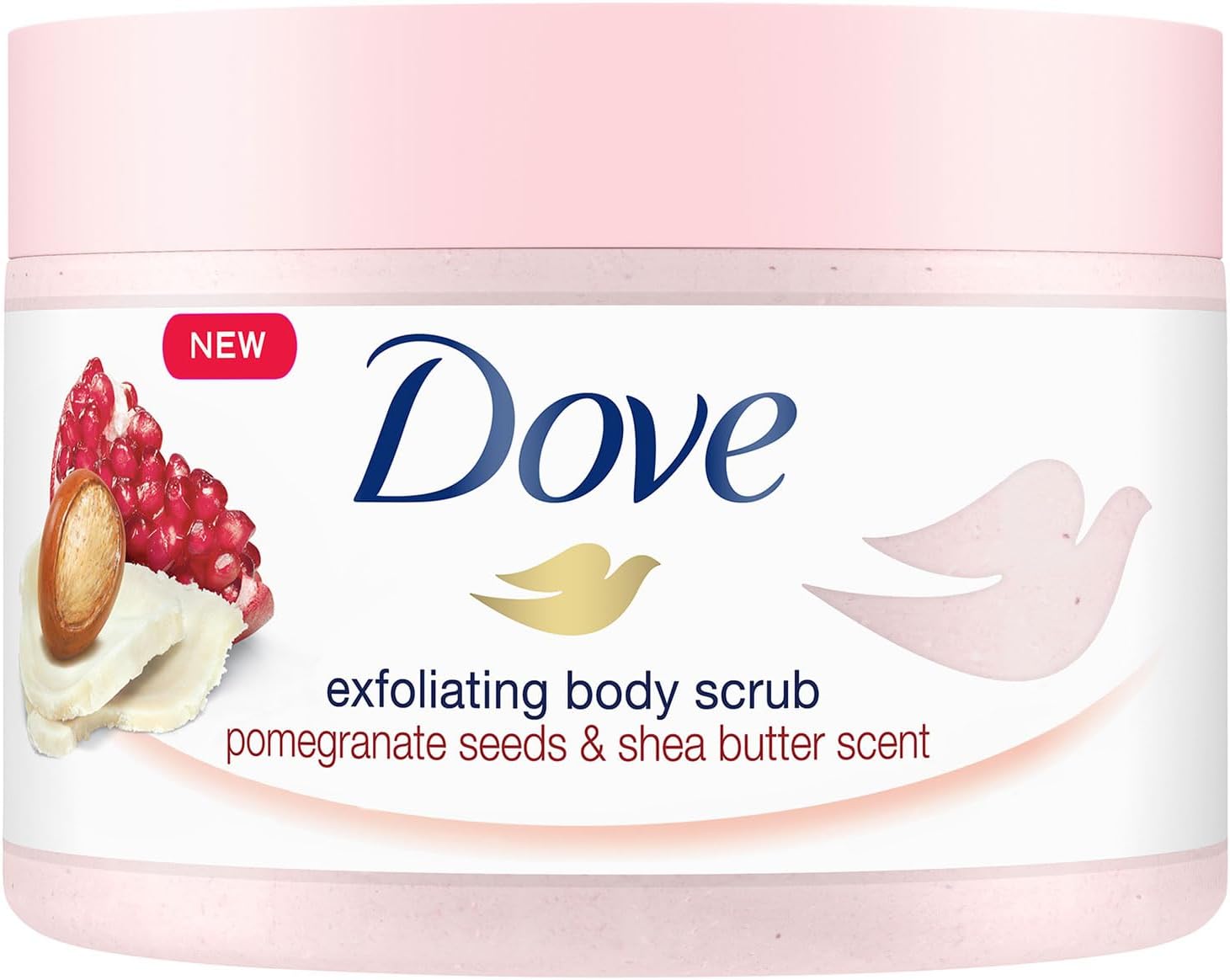 Vücut Peelingi Nar Çekirdeği ve Shea Yağı 225ml Beyaz