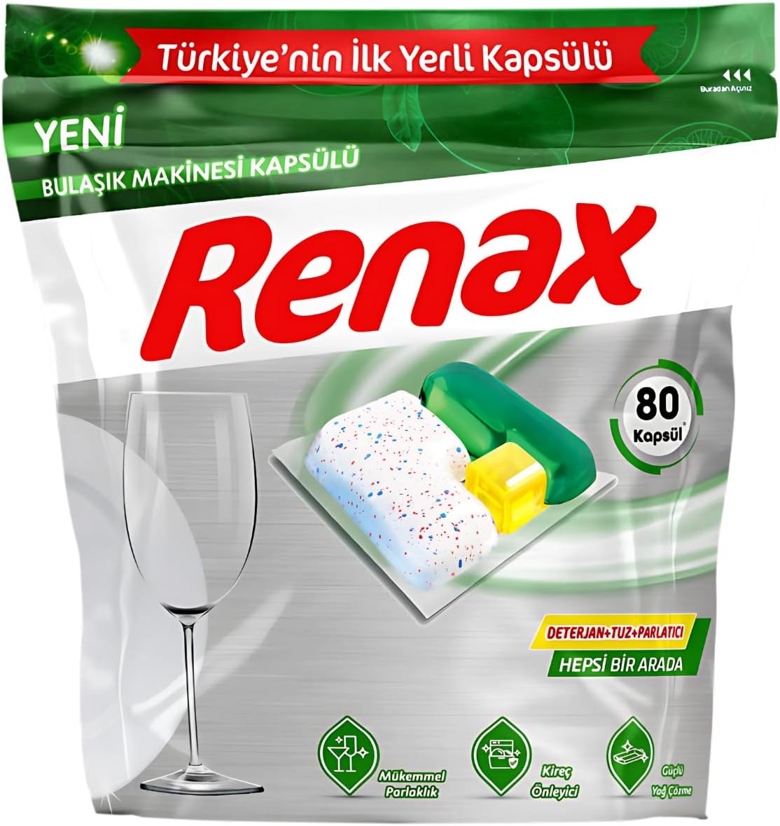 Bulaşık Makinesi Kapsülü, 80'li Paket