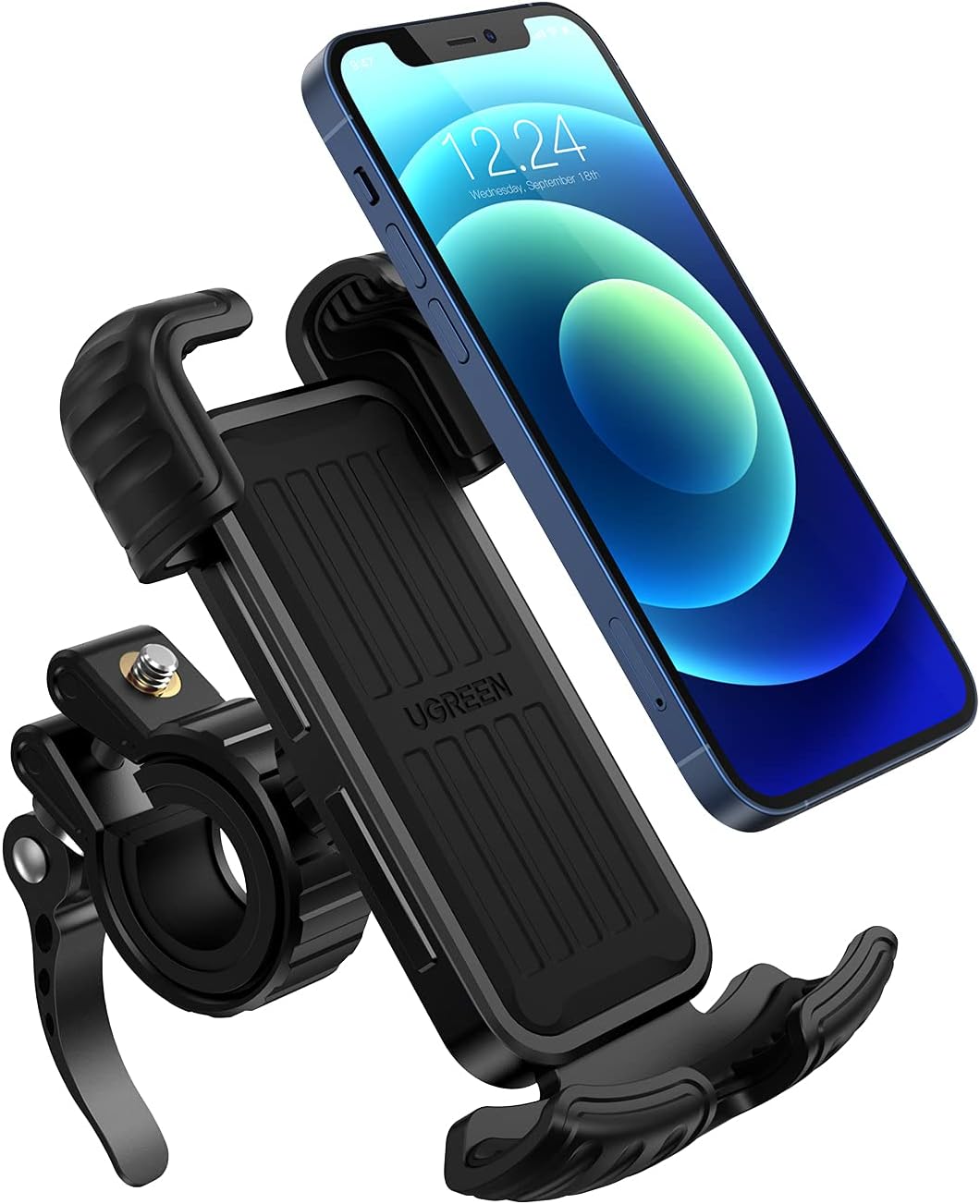 Bisiklet Telefon Montaj Motosiklet Telefon Tutucu Bisiklet Dağ Motosiklet Gidon Standı 13 Pro Max 12 11 XS XR 8+ 7 6, Galaxy S22 S21 S20 A71 A51 Piksel ile Uyumlu - Görsel 3