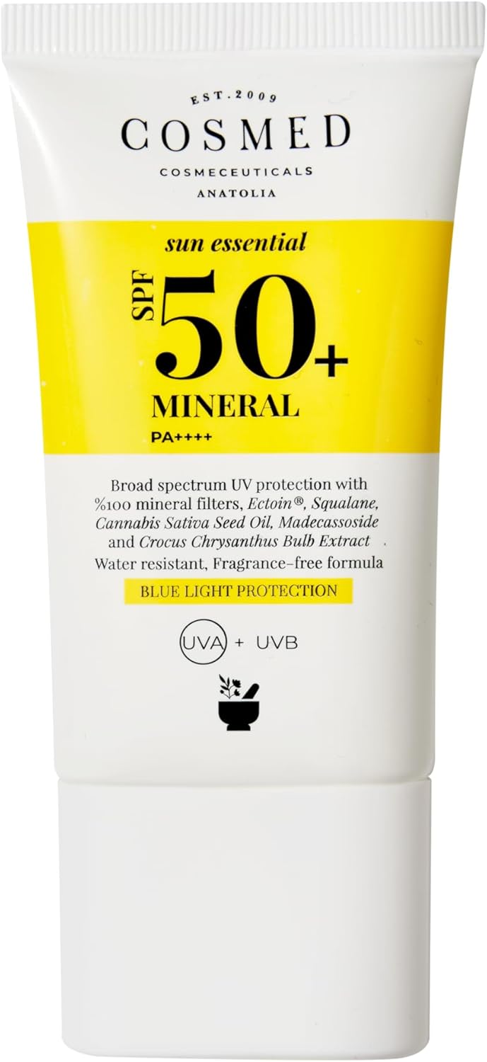 Alternative view of Cosmed Çok Hassas Ciltler için%100 Mineral Filtreli SPF50+ Yüz Güneş Kremi - Mineral SPF50+ - 40 ml