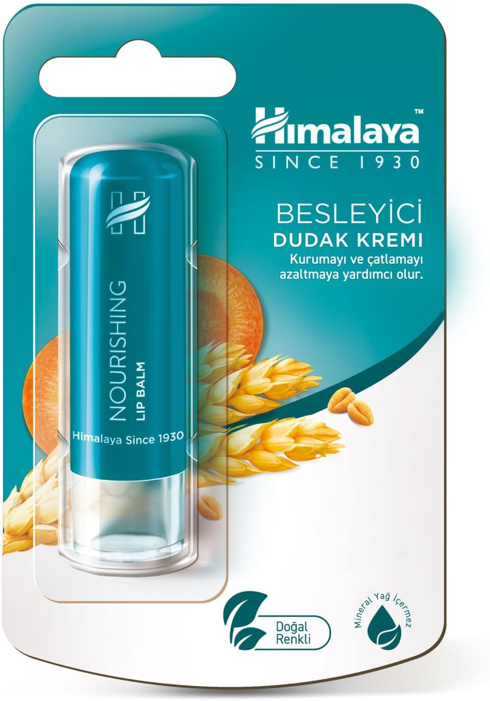 Alternative view of Himalaya Besleyici Dudak Kremi, Lip Balm, Buğday Tohumu Yağı, Nemlendirici,%100 Doğal Renk, Silikon İçermez, 4,5 gr