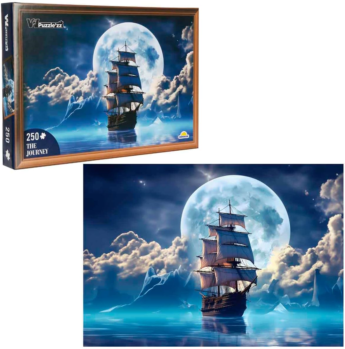 Alternative view of Puzzle 250 The Journey