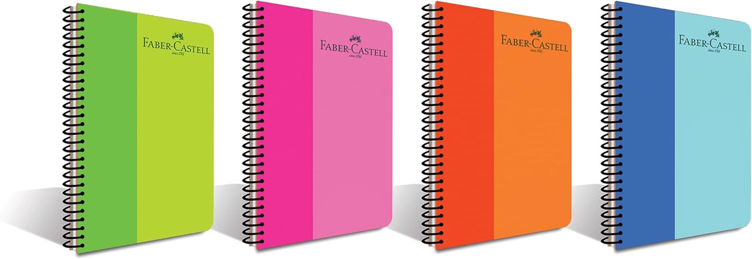 Spiralli Defter, 100 Yaprak, 70g Kağıt, A4, Çizgili, 500 Mikron PP Kapak, Dayanıklı ve Çevre Dostu, Asorti Renkler
