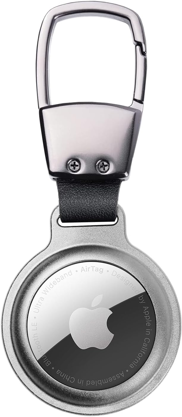 Alternative view of Buff TagSafe HookSteel Taşınabilir Anahtarlık Darbeye Dayanıklı Metal Askılı AirTag Kılıf (Gümüş)