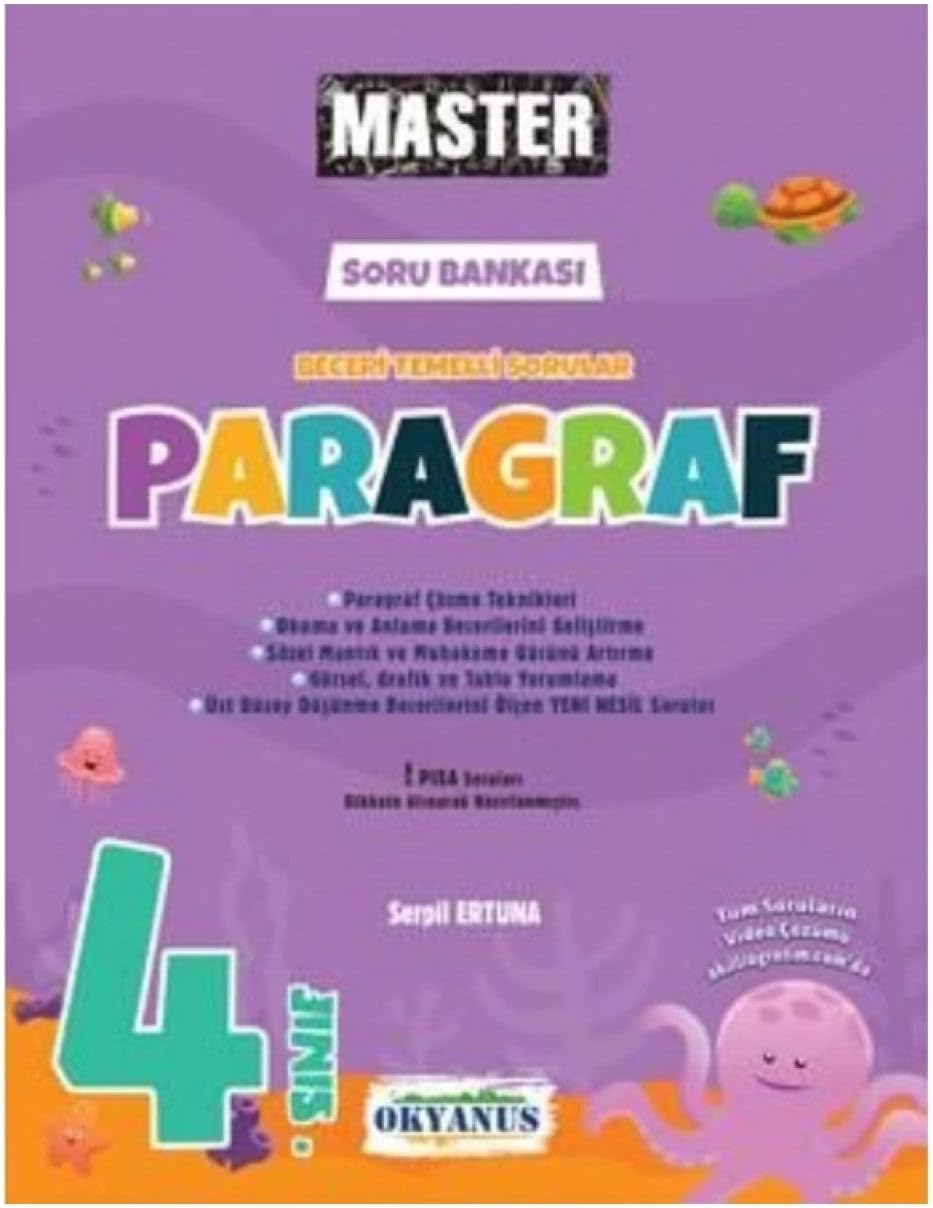 4. Sınıf Master Paragraf Soru Bankası