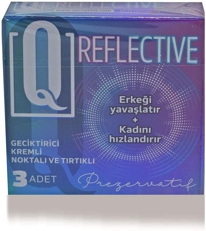 Alternative view of Q Kondom Reflective 3'Lü