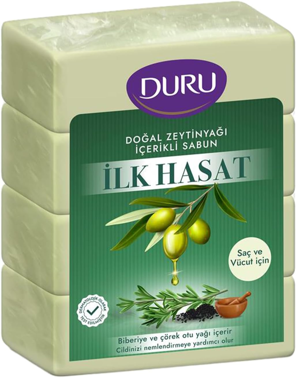 Alternative view of İlk Hasat Doğal Zeytinyağı İçerikli Sabun 4 × 150 gr