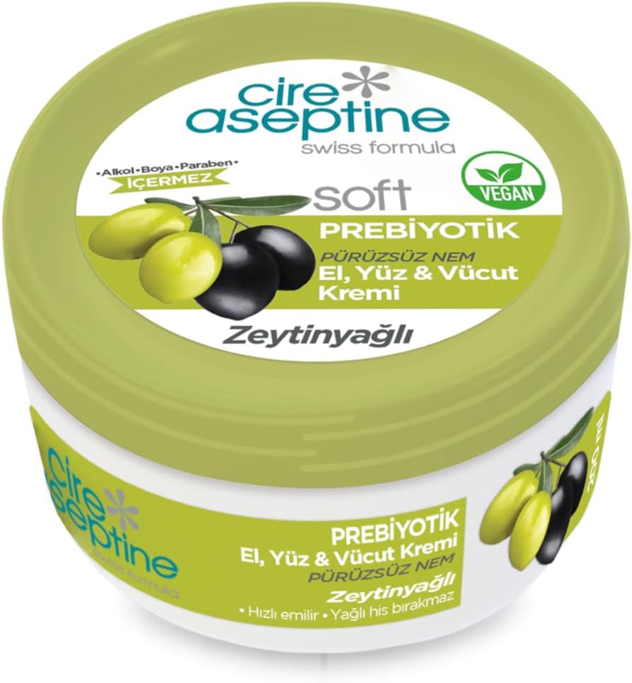 Soft Prebiyotik Zeytinyağlı El, Yüz ve Vücut Kremi 200 ml