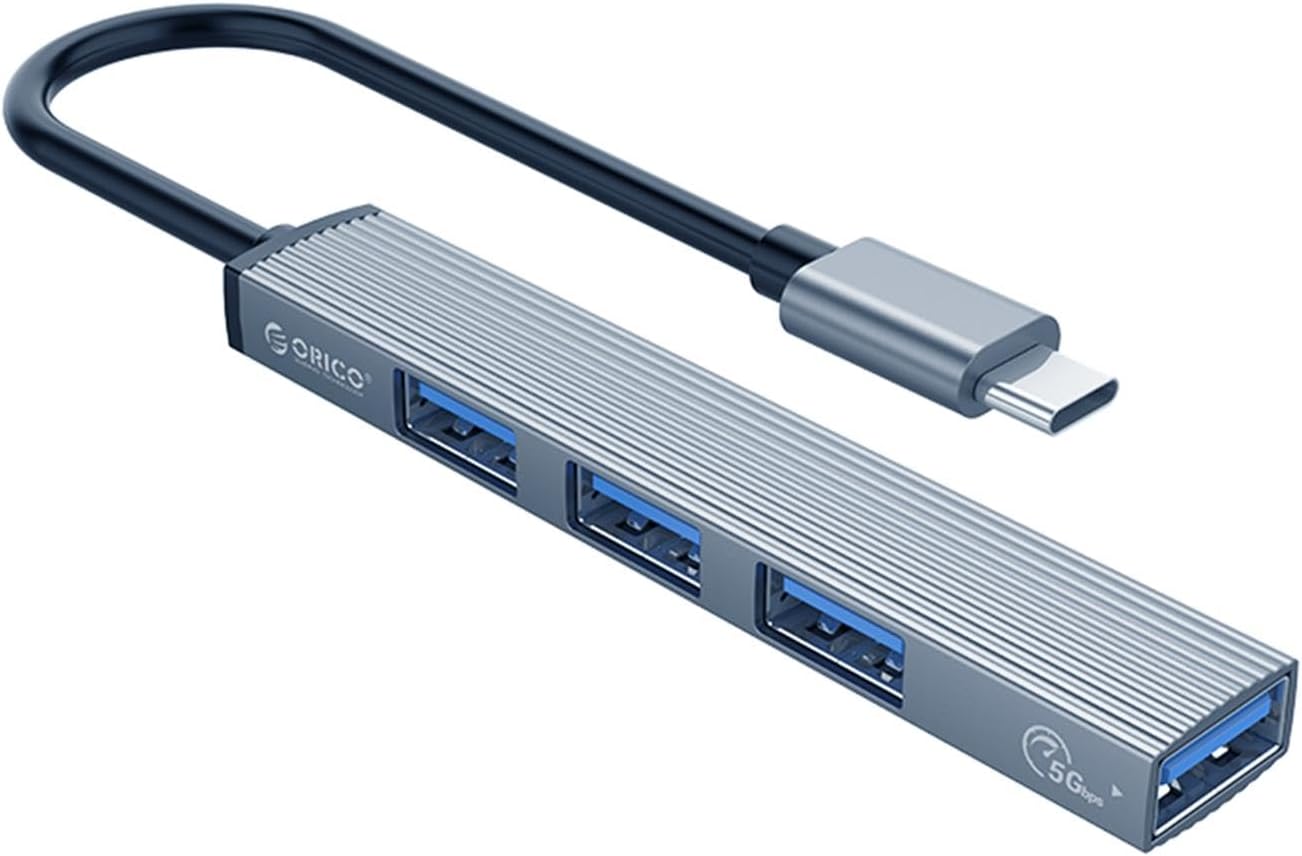 Hub USB-C 1 x Port USB-A 3.1, 3 x Port USB-A 2.0, Alüminyum - Görsel 3