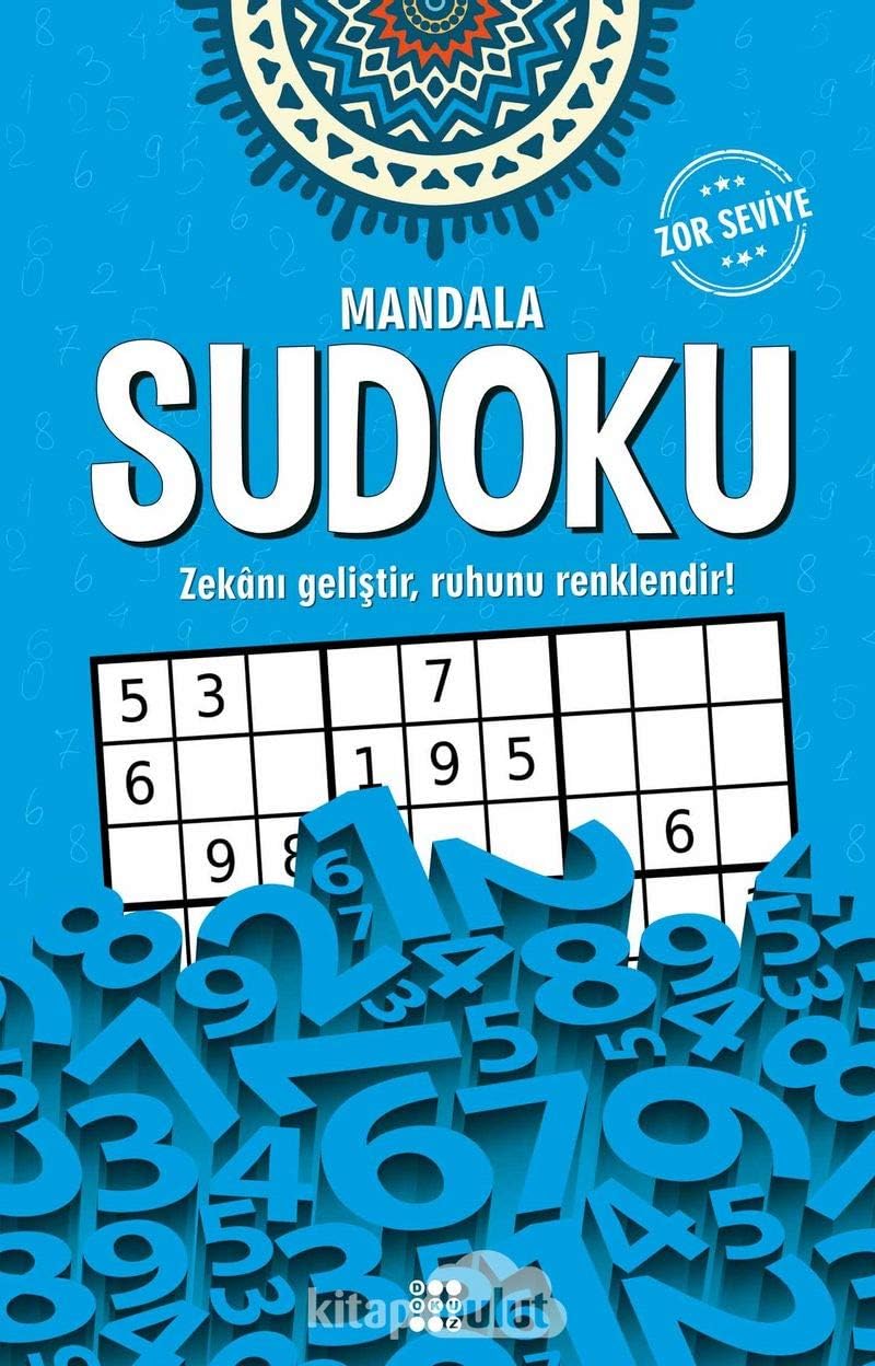 MANDALA SUDOKU -ZOR SEVİYE: Zekanı Geliştir, Ruhunu Renklendir