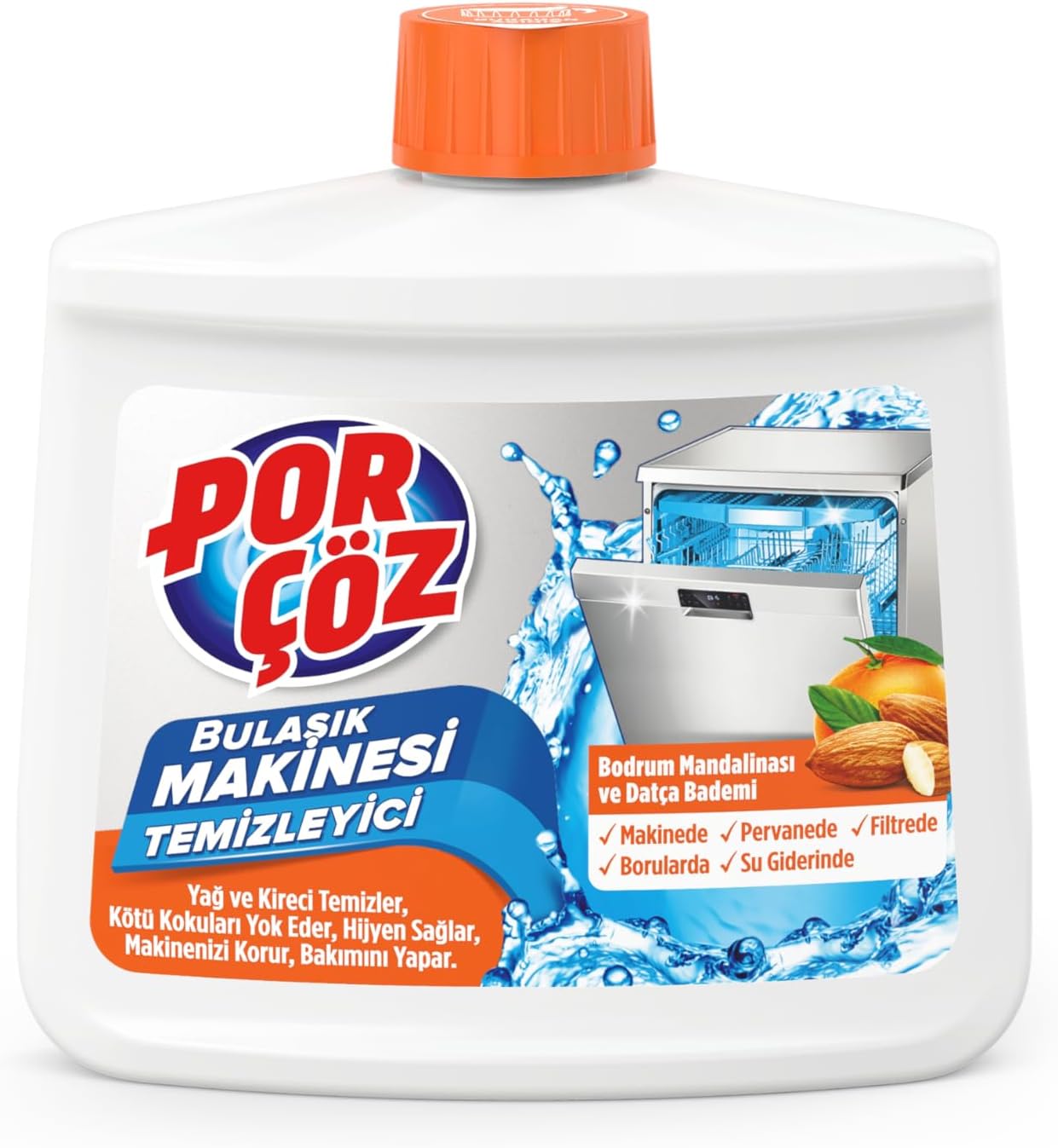 Alternative view of Bulaşık Makinesi Temizleyici (Bodrum Mandalinası - Datça Bademi) 250 ml