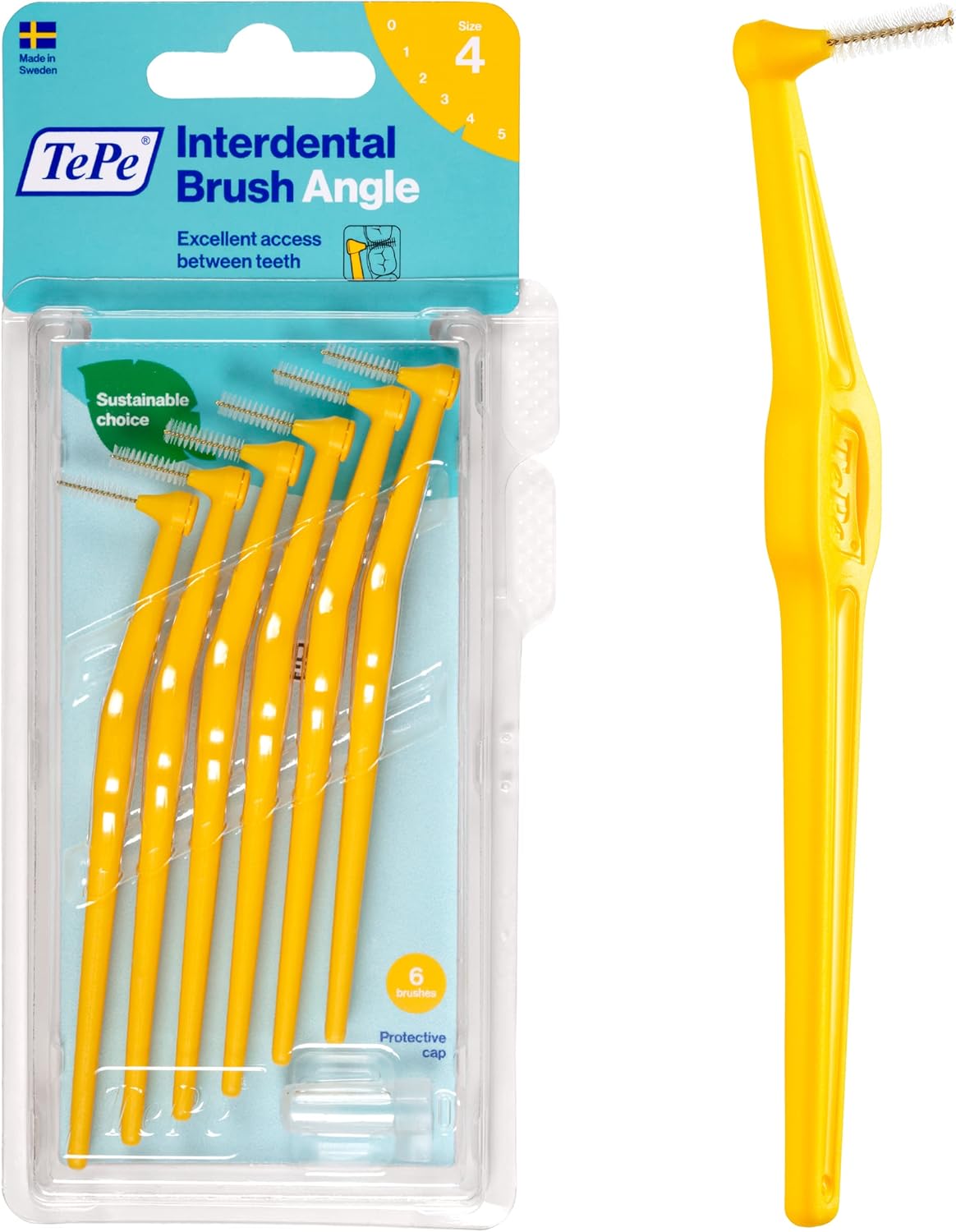 Alternative view of Angle Saplı Arayüz Fırçası, Sarı, 0.7mm